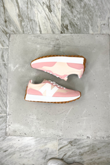 Natalia nude & pink gum sole trainers