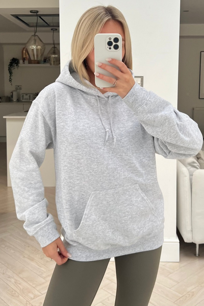 Glamify Essentials Grey Hoodie – Glamify Famous For Loungewear
