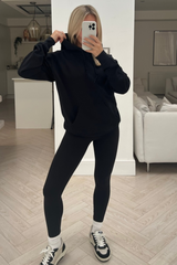 Glamify Essentials Black Hoodie