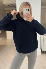 Glamify Essentials Navy Hoodie