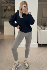 Glamify Essentials Navy Hoodie