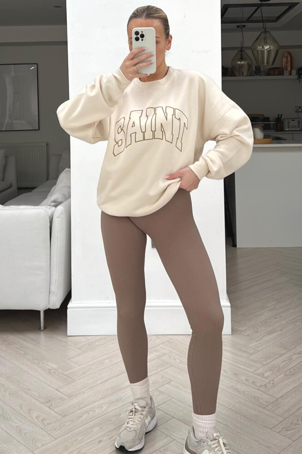 saint ecru printed sweater & legging coord – Glamify Famous For