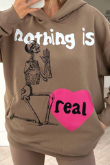 Nothing is Real stone Premium printed hoodie