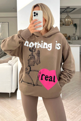 Nothing is Real stone Premium printed hoodie