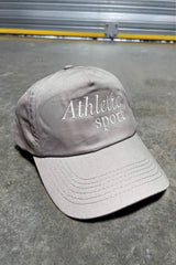 Athletics sport grey embroidered cap