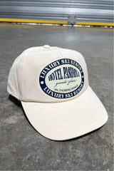 luxury ski resort stone printed cap