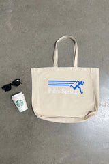 Palm springs embroidered Tote bag